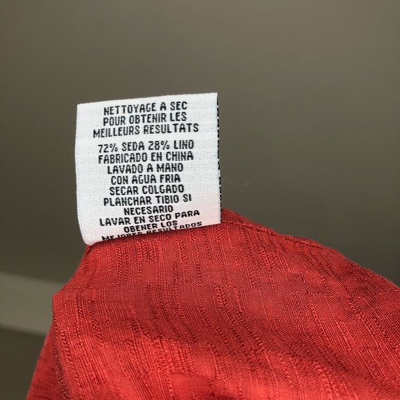 Eileen Fisher Silk and Linen Long Sleeve Duster - Picture 8 of 8